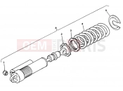 DUCATI 1996 Supersport 750 SS REAR SHOCK ABSORBER BOGE » SWING ARM