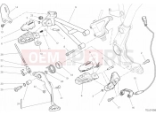 DUCATI 2017 Scrambler Desert Sled FOOTRESTS, RIGHT