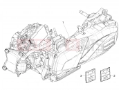 Engine assembly - Piaggio Beverly 300 HPE E5 (EU) 2021