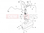Fuel tank - Piaggio Beverly 300 HPE E5 (EU) 2021