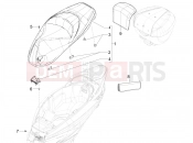 Saddle/seats - Piaggio Beverly 300 HPE E5 (EU) 2021
