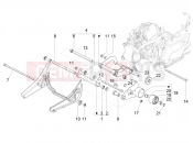Swinging arm - Piaggio Beverly 300 HPE E5 (EU) 2021