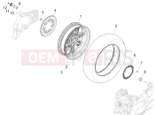 PIAGGIO Beverly 400 HPE E5 (EU) Rear wheel