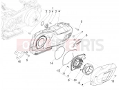 Crankcase cover - Crankcase cooling - Piaggio Medley 125 E5+ (EU) 2024