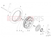 Front wheel - Piaggio Medley 125 E5+ (EU) 2024