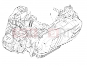 Engine assembly - Piaggio Medley 200 E5+ (EU) 2025