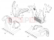 PIAGGIO MP3 400 HPE Classic-Sport E5+ (EU) Wheel huosing - Mudguard