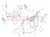 PIAGGIO MP3 530 HPE Exclusive E5+ (EU) Front glove-box - Knee-guard panel