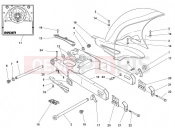 DUCATI Monster 1000 S SWINGARM AND CHAIN