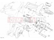 DUCATI 2020 Multistrada 1260 S Touring FOOTRESTS, LEFT