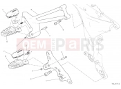 DUCATI 2020 Multistrada 1260 S Touring FOOTRESTS, RIGHT