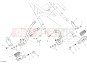 DUCATI 2025 Desert X Rally Rear footrests