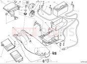 DUCATI 2025 Desert X Rally Battery holder