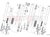 DUCATI 2025 Desert X Rally Front fork