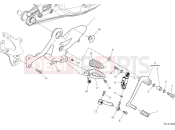 DUCATI 2025 Diavel for Bentley Left footrest