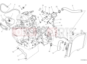 DUCATI 2025 Panigale V2 S Cooling circuit