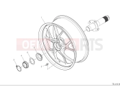 DUCATI 2025 Panigale V2 Superquadro Final Edition Rear wheel