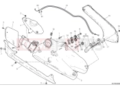 DUCATI 2025 Panigale V2 Superquadro Final Edition Exhaust silencer