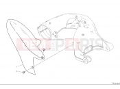 Rear mudguard - Ducati Hypermotard 950 2025