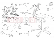 Workshop service tools - frame - Ducati Hypermotard 950 2025