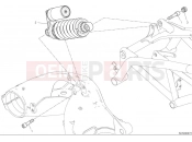 Rear shock absorber - Ducati Hypermotard 950 SP 2025