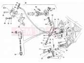 DUCATI 1995 Supersport 600 SS REAR BRAKE SYSTEM » BRAKING SYSTEM