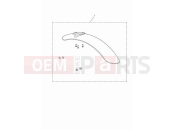 TRIUMPH Scrambler 1200 XC Front mudguard, high