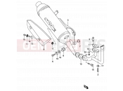 SUZUKI AY50WS K3 (2003) Katana 7C - MUFFLER (MODEL K3/K4)