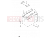 SUZUKI AY50WS K3 (2003) Katana 17A - BATTERY (MODEL K3/K4)