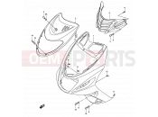 SUZUKI AY50WS K3 (2003) Katana 30B - FRONT LEG SHIELD (MODEL K3)