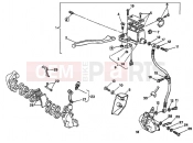 DUCATI 1995 Supersport 750 SS FRONT BRAKE SYSTEM SINGLE DISK » BRAKING SYSTEM