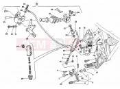 DUCATI 1995 Supersport 750 SS REAR BRAKE SYSTEM DM 001365 » BRAKING SYSTEM