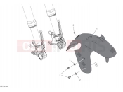 DUCATI 2025 Multistrada V4 Pikes Peak Front mudguard