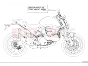 DUCATI 2025 Monster Plus Positioning plates