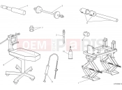 DUCATI 2025 Monster Plus Workshop service tools - frame