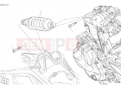 DUCATI 2025 Monster Plus Rear shock absorber