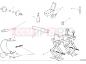 DUCATI 2025 Scrambler Icon Dark Workshop service tools (frame)