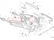 DUCATI 2025 Scrambler Icon Dark Rear swingarm
