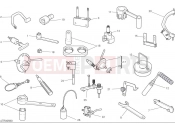DUCATI Monster Senna Workshop service tools - engine
