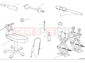 DUCATI Monster Senna Workshop service tools - frame