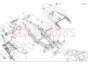DUCATI Multistrada V2 Rear subframe