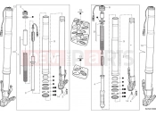DUCATI 2025 Multistrada V4 Rally Front fork (Asia)