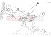DUCATI 2025 Multistrada V4 Rally Rear shock absorber