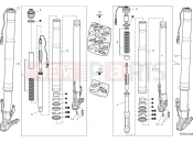 DUCATI 2025 Multistrada V4 Rally Front fork (international)