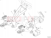 DUCATI 2025 Multistrada V2 S Right footrests