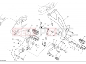 DUCATI 2025 Multistrada V2 S Left footrests