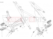 DUCATI Multistrada V4 S Rear footrests