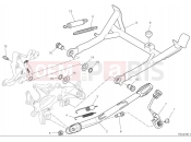 DUCATI Multistrada V4 S Side stand & center stand
