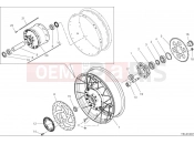 DUCATI Multistrada V4 S Rear wheel (spoked)