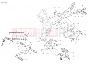 DUCATI  Diavel 1260 FOOTRESTS, LEFT